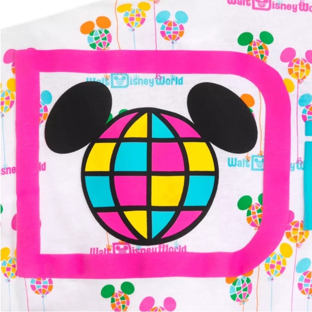 NWOT Colorful Balloon Print Disney Spirit Jersey XS - Picture 4 of 10